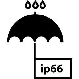 symbole de sécurité avec un parapluie Icône