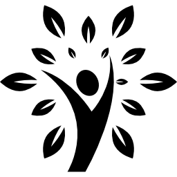 健康的なライフスタイルのロゴ icon