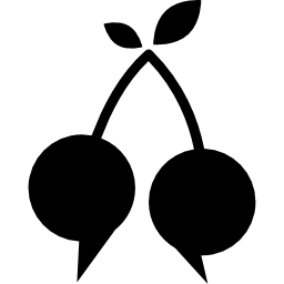 wiśniowe logo czatu ikona