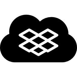 simbolo di sorveglianza sul cloud icona