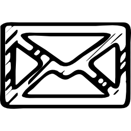 wyślij e-mailem naszkicowaną kopertę z powrotem ikona