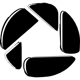 logotipo de picasa esbozado icono