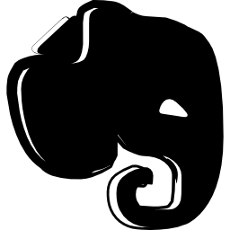 szkicowane logo evernote ikona
