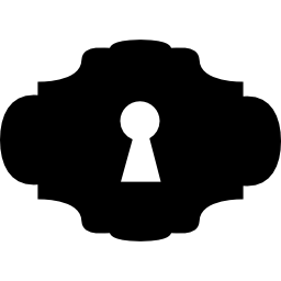 Keyhole silhouette icon