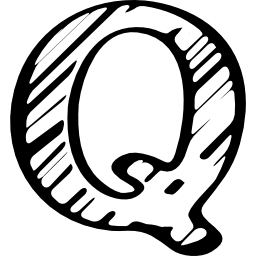 logotipo da carta esboçada da quora Ícone