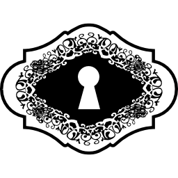 variante buco della serratura icona