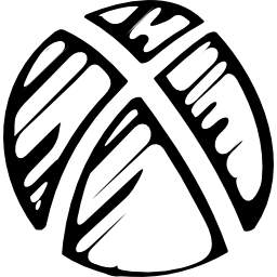 logotipo esbozado de xbox icono