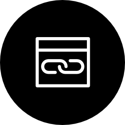 simbolo della catena del browser icona