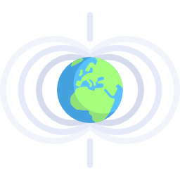 campo magnético icono