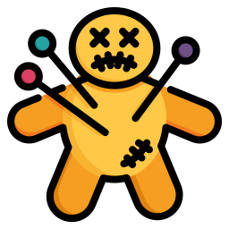 Voodoo doll icon