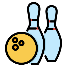 jeu de bowling Icône
