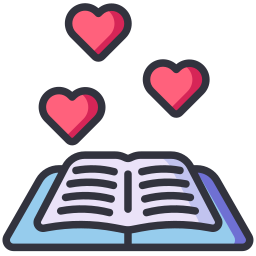 livros de amor Ícone