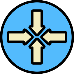 quattro frecce icona