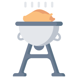 Roasted chicken icon