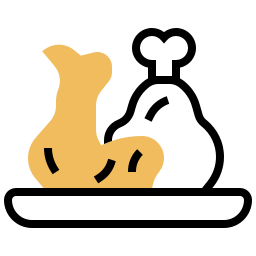Куриная ножка иконка