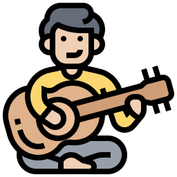 guitarra icono