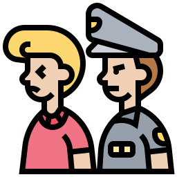 gearresteerd icoon