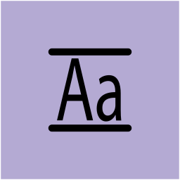 litery abc ikona