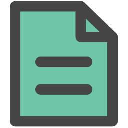 Folded document icon