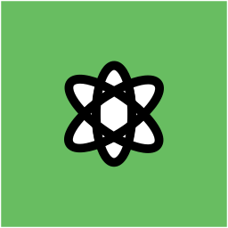 Atomic structure icon