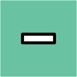 Subtraction sign icon