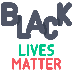 Black lives matter icon