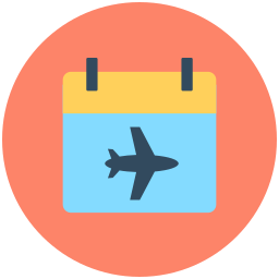 Flight time icon