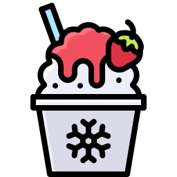 Shaved ice icon