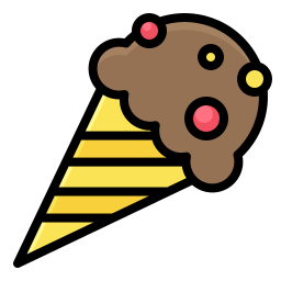 Ice cream cone icon