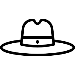 Шляпа fedora иконка