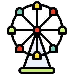 Ferris wheel icon