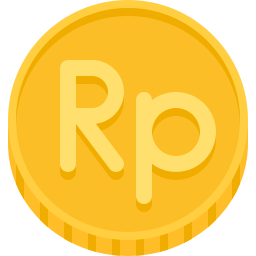 rupia indonesiana icona