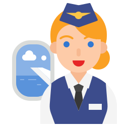 stewardesa ikona