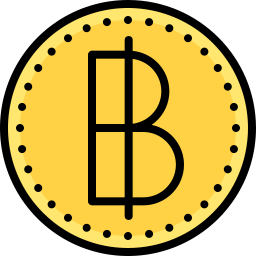 Thai baht icon