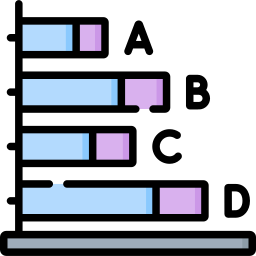 diagramme à bandes Icône