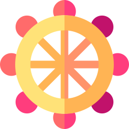 Dharma wheel icon