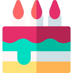 gâteau d'anniversaire Icône