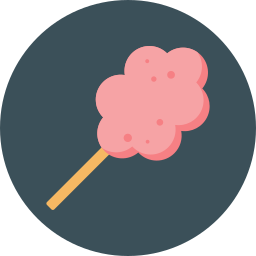 Cotton candy icon