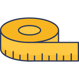 Measuring tape icon