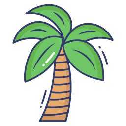 palmier dattier Icône