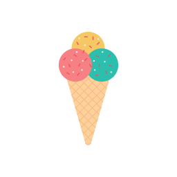 Ice cream cone icon