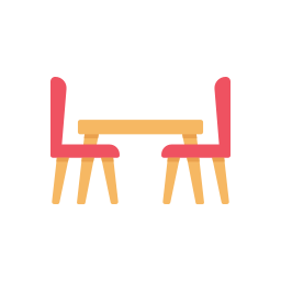 Dinner table icon