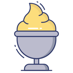 Ice cream cup icon