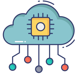 intelligenza cloud icona