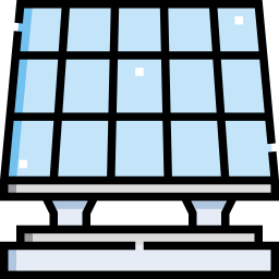 Solar panel icon