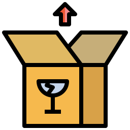scatola aperta icona