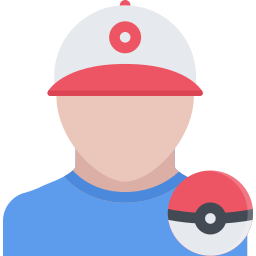 entrenador pokémon icono