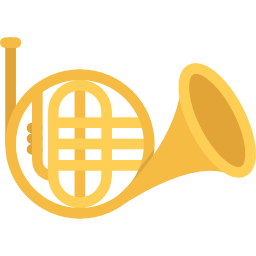 French horn icon