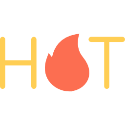 caliente icono