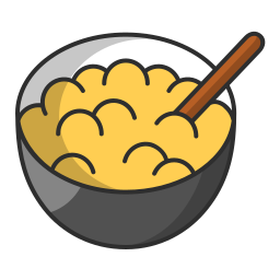Mashed potatoes icon